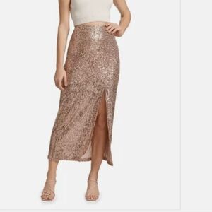 Free People Ariana Sequin Maxi Skirt
